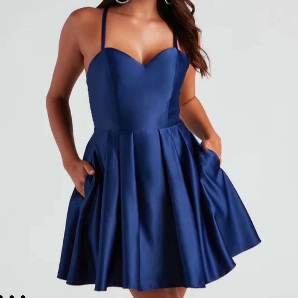 Satin Party Dress by Blondie Nights